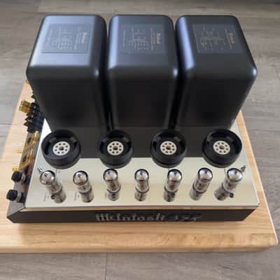 McIntosh MC275 MkII Commemorative Edition 75-Watt Stereo Tube Power Amplifier 1993 - 1994 - Silver image 10