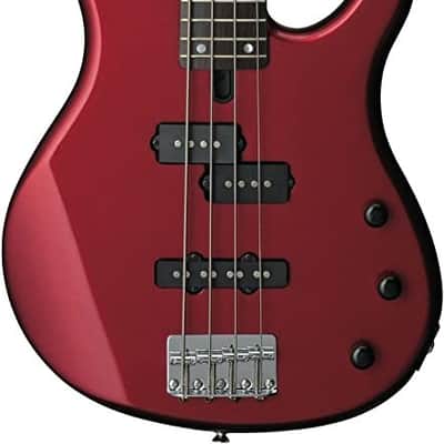 Yamaha TRBX174 RM 4-String Electric Bass Guitar Red Metallic image 1