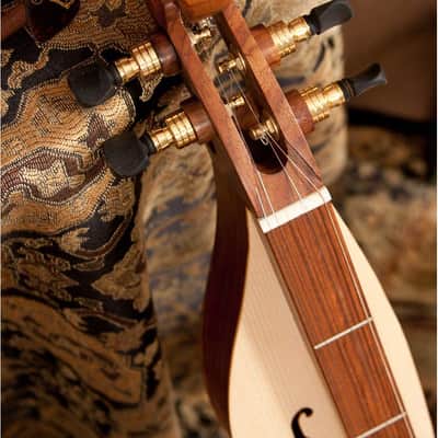 Mountain Dulcimer Package Includes: Roosebeck Mountain Dulcimer 4-String Cutaway - F-Holes + Roosebe image 3