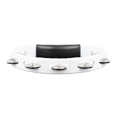 MEINL Percussion Headliner® Series Molded ABS Single-Row Tambourine - White image 6