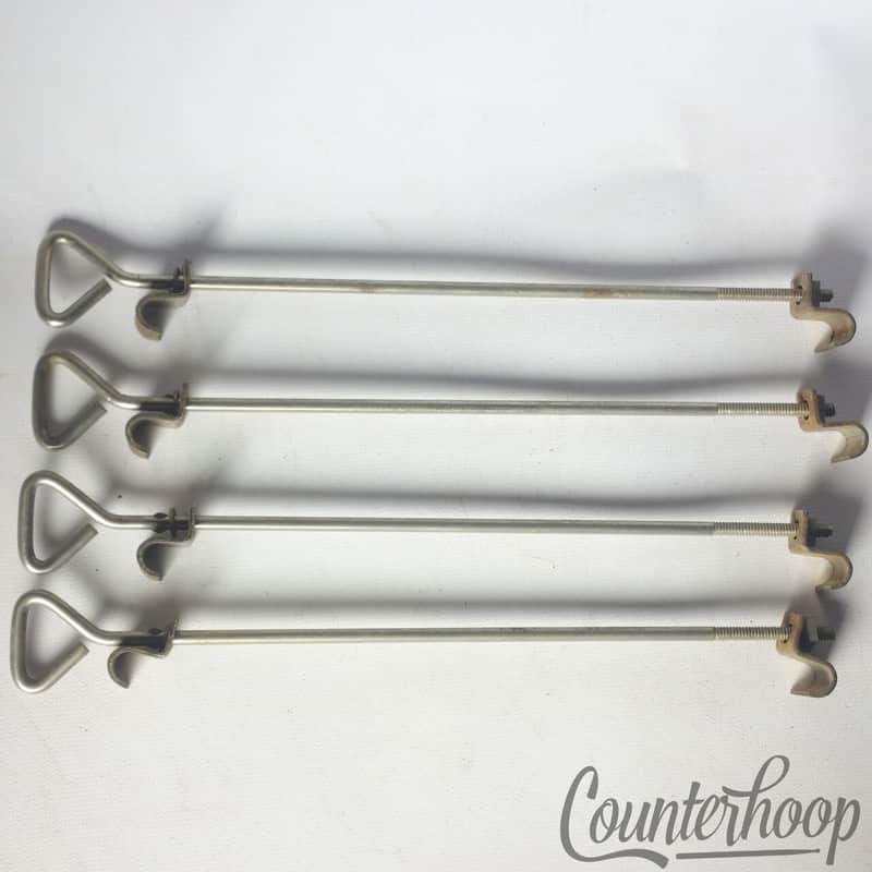 *Rogers 4x Tom/Snare Drum 8 5/8" Single-Tension T-Rods+Claws Nickel Vintage 40s* image 1