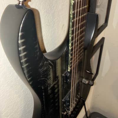 2005 Ibanez RGTHRG1 H.R. Giger "NY City XIX" - Neck-Thru, Edge Pro II - Period Ibanez Hardshell Case image 10