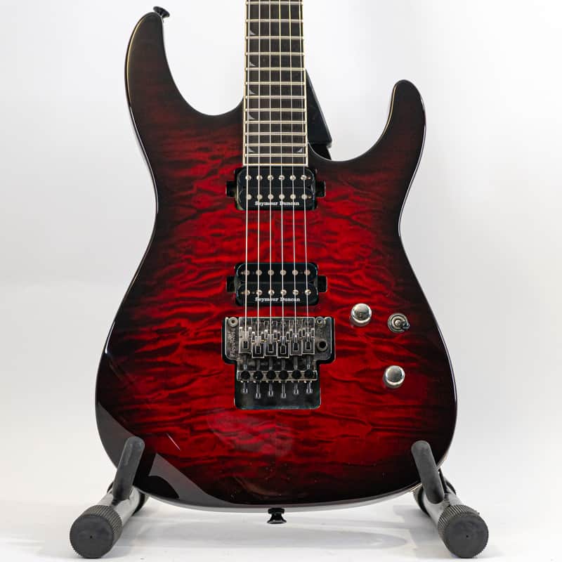 2016 Jackson Pro Series SL2Q Soloist Red Flame w/ Floyd Rose, Dual Seymour Duncan Distortion Pickups image 1
