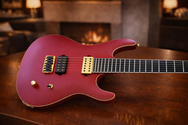 Jericho Guitars Elite Satin Red Standard 25.75" 2026 - Satin image 1