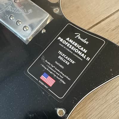 Fender American Professional II Telecaster Deluxe LOADED Pickguard V-Mod II Double Tap Wide Range USA image 3