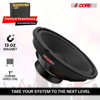 5 Core 8 Inch Guitar Speaker 50W RMS Replacement 4 Ohm Amp Woofer for Electric Guitar Cabinets image 1