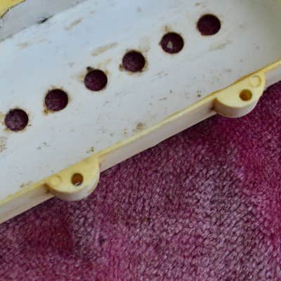 Vintage 1959 Fender PRE-CBS Jazzmaster Pickup Covers 1958 1960 Cover Set image 14