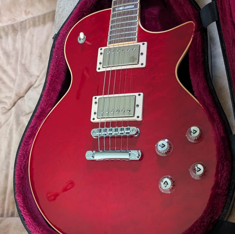 Guild Custom Shop Bluesbird 2001 - Quilted Cherry image 1