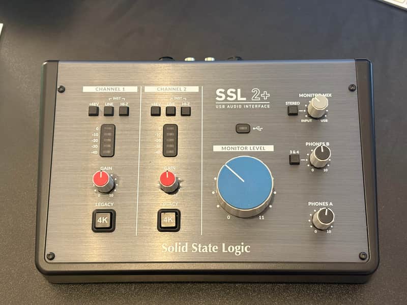 SSL 2+ Premium 2-In/4-Out USB Audio Interface image 1