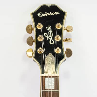 2010 Epiphone B.B. King Lucille Black Semi-Hollow Guitar with OHSC image 3
