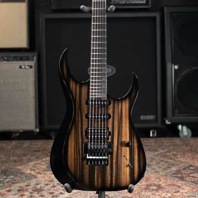 Schecter Custom Shop Sunset Extreme-6 FR HSS Electric Guitar - White Ebony Top with Hardshell Case image 3