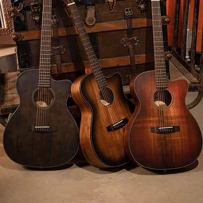 Cort COREOCOPLB Core Series Venetian Cutaway Mahogany Top 6-String Acoustic-Electric Guitar w/Case image 16
