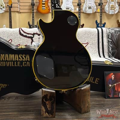Epiphone Joe Bonamassa 1959 Les Paul Custom with Bigsby Antique Ebony 9.95 lbs image 9