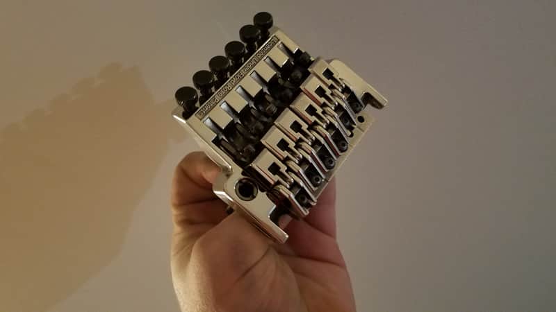 Ibanez Gotoh Lo Pro Edge Tremolo Chrome Awesome Shape!  Floyd Rose replacement, MIJ great quality image 1