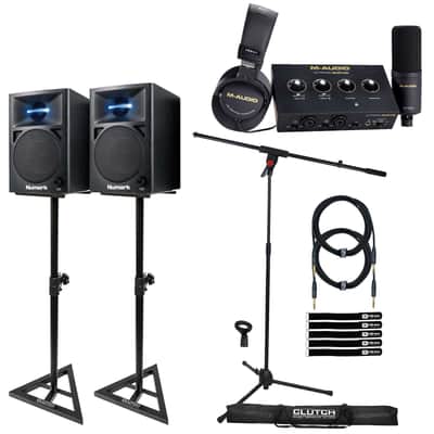 M-Audio M-Track Duo HD Producer Pack with Monitors & Stands Package image 1