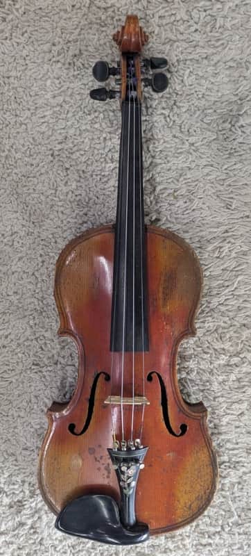 Giovan paolo Maggini Brescia 16 Full Size Antique Violin w/Case, Rosin, and Bows image 1