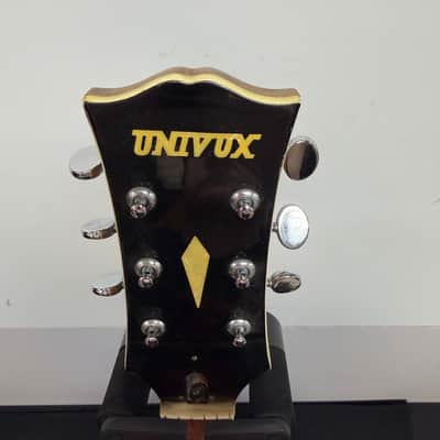 Vintage Univox 335 Style Hollowbody Electric Guitar Made in Japan for Parts or Repair 1970's image 3