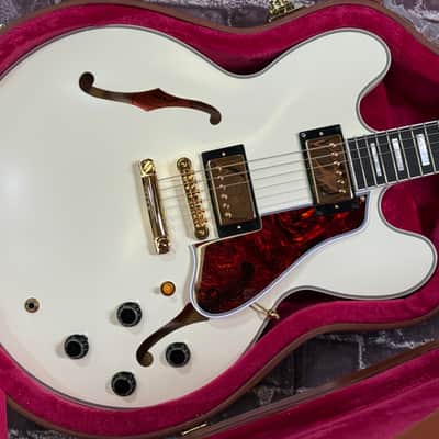 2025 Epiphone Custom Shop 1959 ES355 Classic White Satin VOS New Unplayed Auth Dlr 8lb14oz #135 image 1