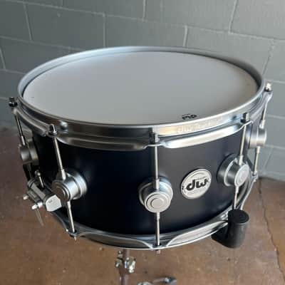 DW Collector's Series 6.5x14" Maple/Mahogany Snare Drum in Ultra Dark Ebony Satin Oil w/ Satin Chrome Hardware image 4