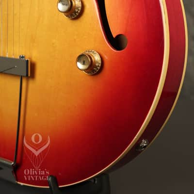 1966 Gibson ES-125TC Cherry Sunburst w/ original hardshell case + HANG TAG!!! image 8