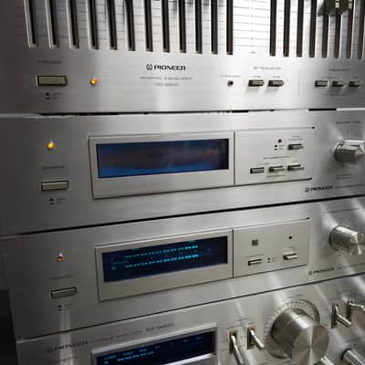 Pioneer SA-9800 Integrated Amplifier Recapped, CTF-1250 Tape Deck, Equalizer SG-9800, Reverberation SR-303 and Dynamic Processor RG-2. image 7