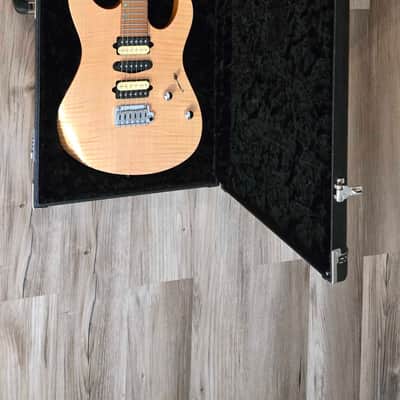 Suhr Modern Custom – Natural Flame Maple Top – Roasted Maple Neck – OHSC image 2