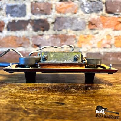Regal Lap Steel Guitar Pickup w/ Electronics, Knobs & Mounting Bracket (1930-40s - Silver / Mahogany) image 8