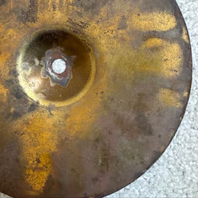 C.G. Conn One Vintage 7” Pan American Cymbal 20s 30s - Cu image 8