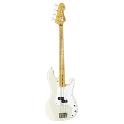 Vintage Reissued V4MVW Vintage White - 4-String Electric Bass image 1