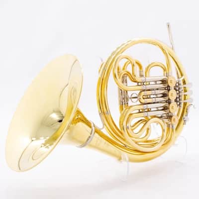 Yamaha YHR-871DU - F/Bb Double French Horn - Yellow Brass - Detachable Bell - Unlacquered Finish image 4