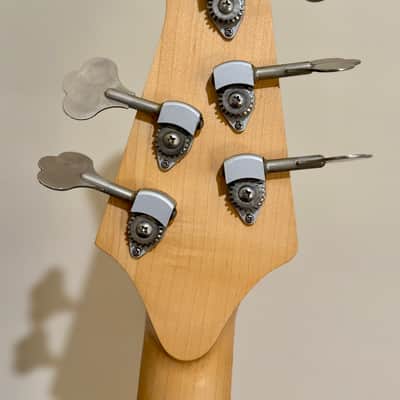 Lakland USA 55-94 Deluxe 5-String Bass – Quilted Maple – Birdseye Maple – Bartolini – G&G Case image 9