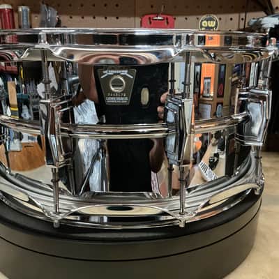 Ludwig LB402B 6.5”x14” Supraphonic Snare Drum NiCe - COB Chrome Over Brass image 4