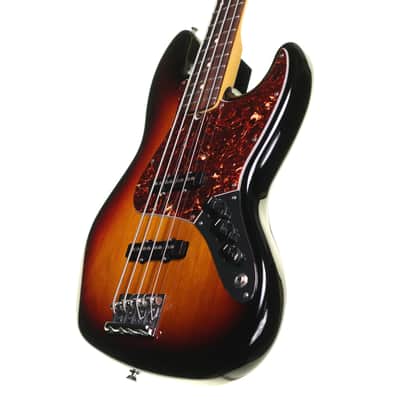 Fender American Standard Jazz Bass, Rosewood, Sunburst with Case imagen 7