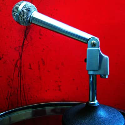 Vintage 1960's Calrad DM63 dynamic omni-directional microphone Dual Z / Hi Z harp mic w accessories Olson Lafayette image 12