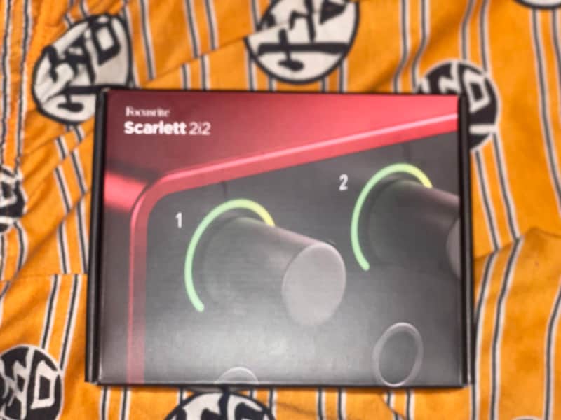 Focusrite Scarlett 2i2 4th Gen USB Audio Interface 2023 - Present - Red image 1