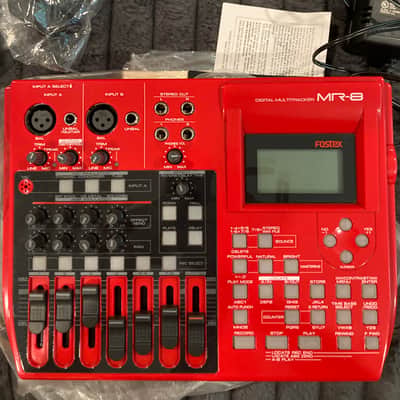 Fostex MR-8 Digital 8-Track Recorder 2000s - Red image 1