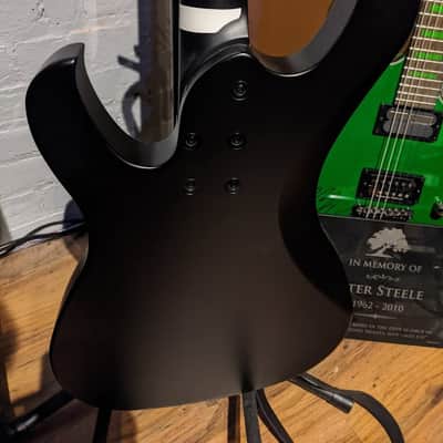 Washburn M-10 2008 Flat Black / Vinnland Green image 3