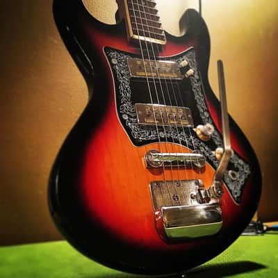 Vintage Teisco EG408-2T with Gold Foil Pickups image 1