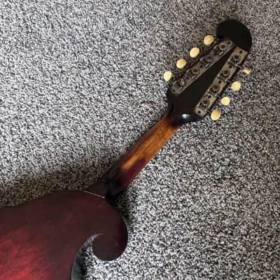 Vintage 1920’s Regal Acoustic Mandolin & Case Reverse Scroll image 7