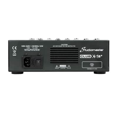 Studiomaster Club XS 6 Plus Mixer image 3