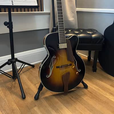 Eastman AR403CE-SB Single Cutaway Hollow-Body Archtop 2010s - Sunburst w/ Hardshell Case image 1