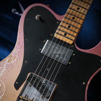 2025 Fender Custom Shop Ltd Tele Custom Heavy Relic Aged Twilight Sky image 6