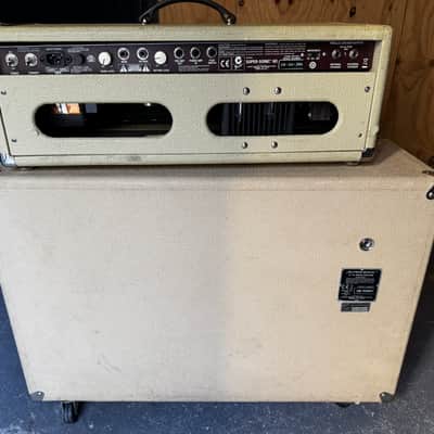 Fender Super-Sonic 60w Head + 2x12 Cab (Blonde/Oxblood) image 7