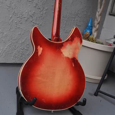 Original 1965 Rickenbacker Rose Morris Model 1993 Export 12-String Fireglo image 9