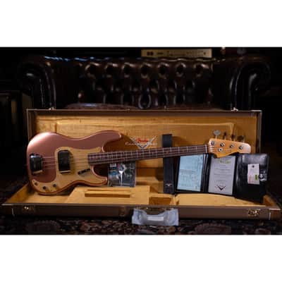 Fender Custom Shop 60 P BASS Relic RW Copper Penny image 14