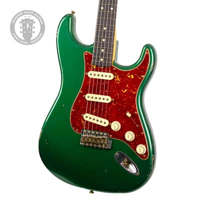 New Fender Custom Shop Todd Krause Masterbuilt '63 Stratocaster Journeyman Faded Sherwood Green Metallic w/Josephina Hand Wound Pickups #R140215 image 1