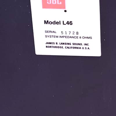 JBL L46 Bookshelf Speakers image 8