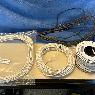 Tube Amp Builder Wire & Heat Shrink Lot – Cloth Pushback Wire, Speaker Wire, Power Cords & Tubing Various image 2