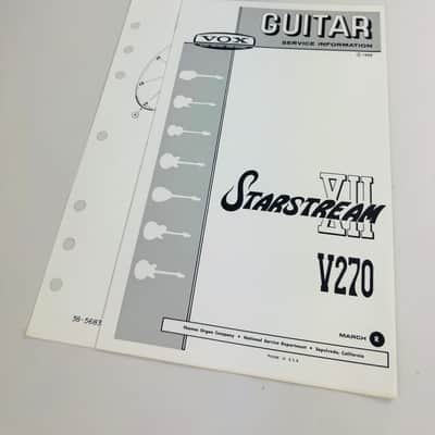 Vox Service Information Package 1968 image 3