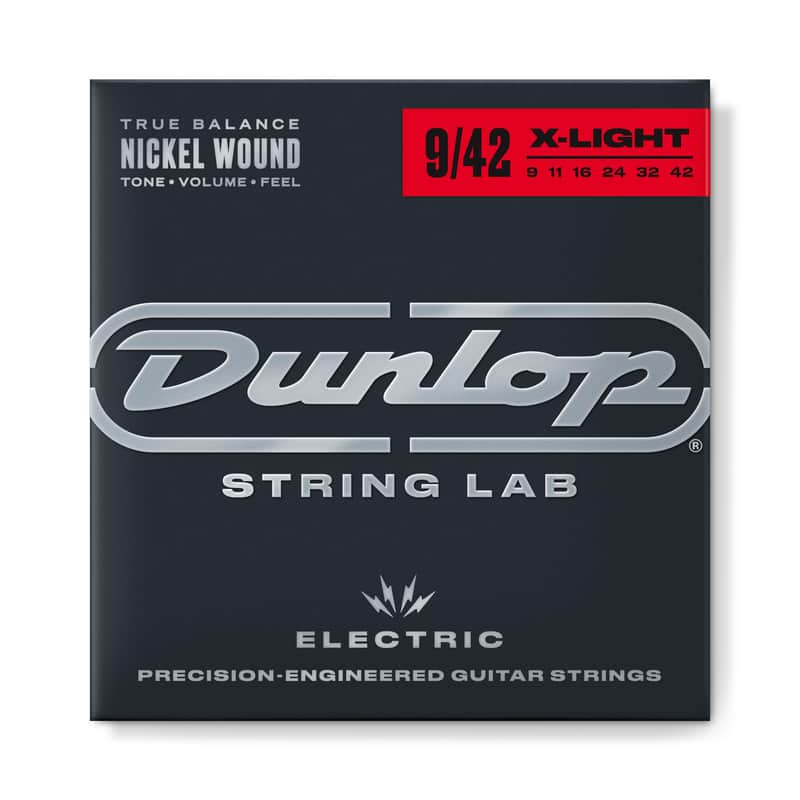 Dunlop DEN0942 String Lab Nickel-Plated Steel Electric Guitar Strings - Light (9-42) image 1